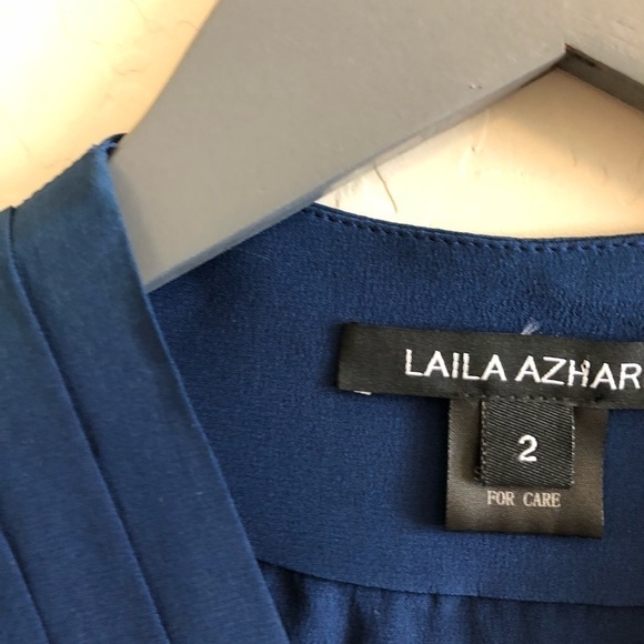 LAILA Azhar Bell Sleeve Combo Dress - Picture 6 of 8